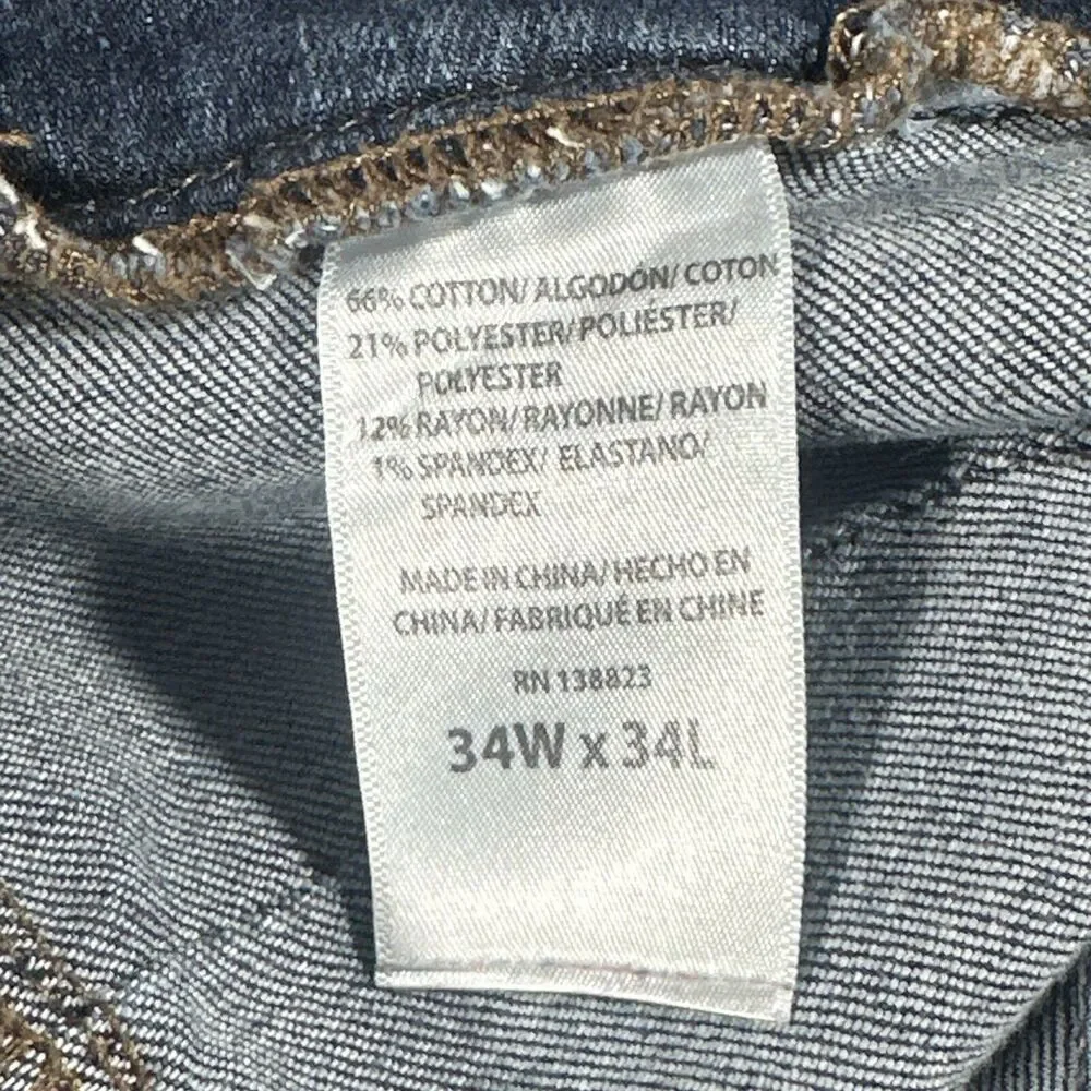 Classic Blue Flared Women's Jeans - Picture 10 of 16